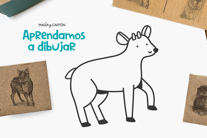 Aprendamos a dibujar un Pudú