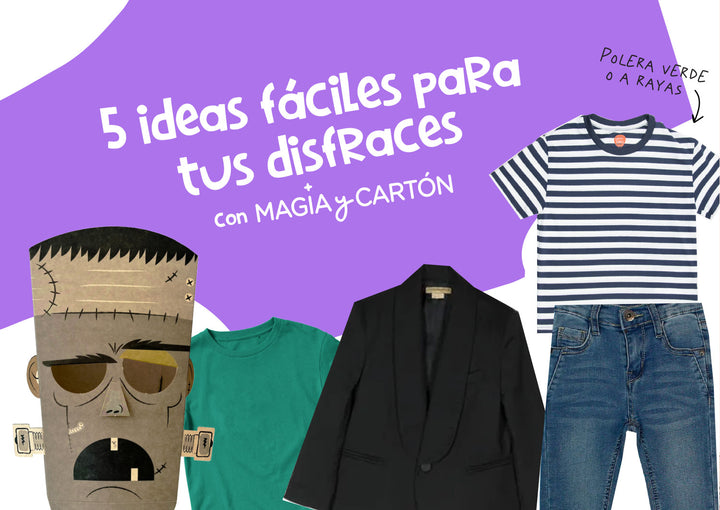 5 Ideas fáciles para tus disfraces de Halloween